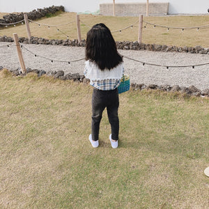 【Y20207】2020春季新款韓版甜美大翻領格子襯衫女童寶寶小清新襯衣-20200220