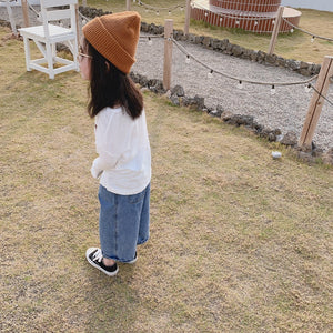 【Y202031】兒童春季新款韓版寬鬆T恤男女寶寶卡通印花打底衫長袖T恤-20200220
