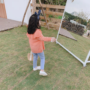 【Y202037】2020春季新款韓版女童全蕾絲打底衫花朵鏤空甜美打底上衣-20200220