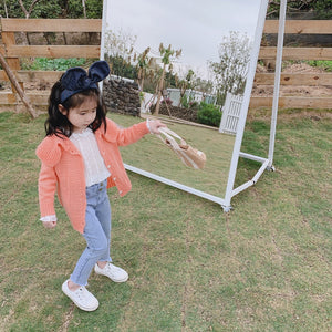 【Y202037】2020春季新款韓版女童全蕾絲打底衫花朵鏤空甜美打底上衣-20200220