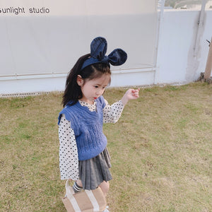 【Y202015】2020春季新款韓版小愛心雪紡衫女童寶寶洋氣百搭氣質襯衫-20200220
