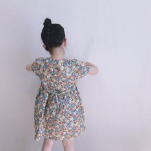 將圖片載入圖庫檢視器 【Y201002】2020夏季新款韓版小碎花裙女寶寶度假純棉田園風連衣裙-20200320
